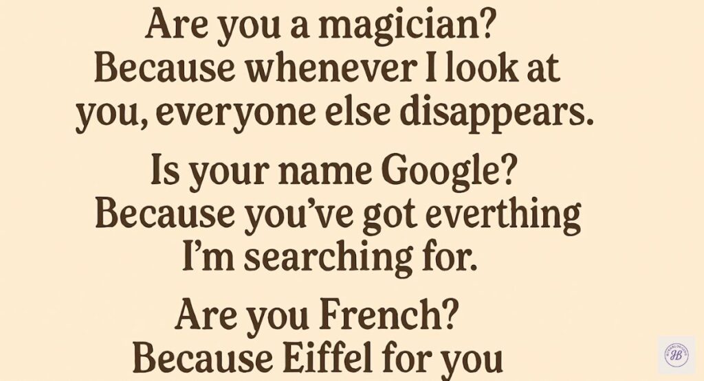 Cheesy Yet Endearing Lines You Can’t Help But Smile At
