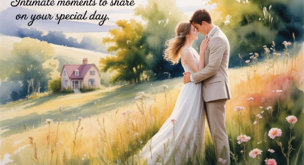 Intimate Moments to Share on Your Special Day
