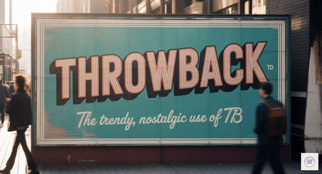 “Throwback” – The Trendy, Nostalgic Use of TB
