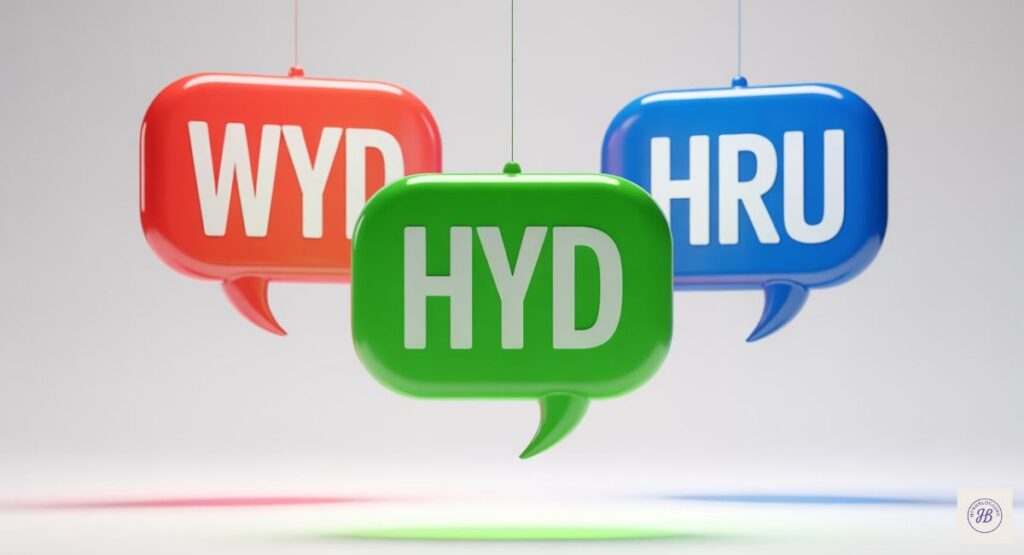 What Makes HYD Different from WYD or HRU?