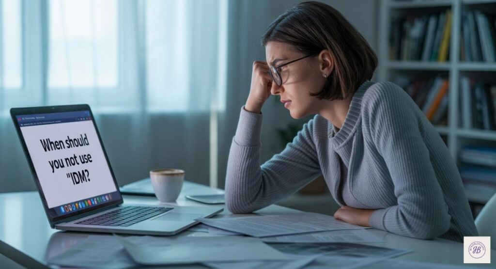 When Should You Not Use “IDM”?
