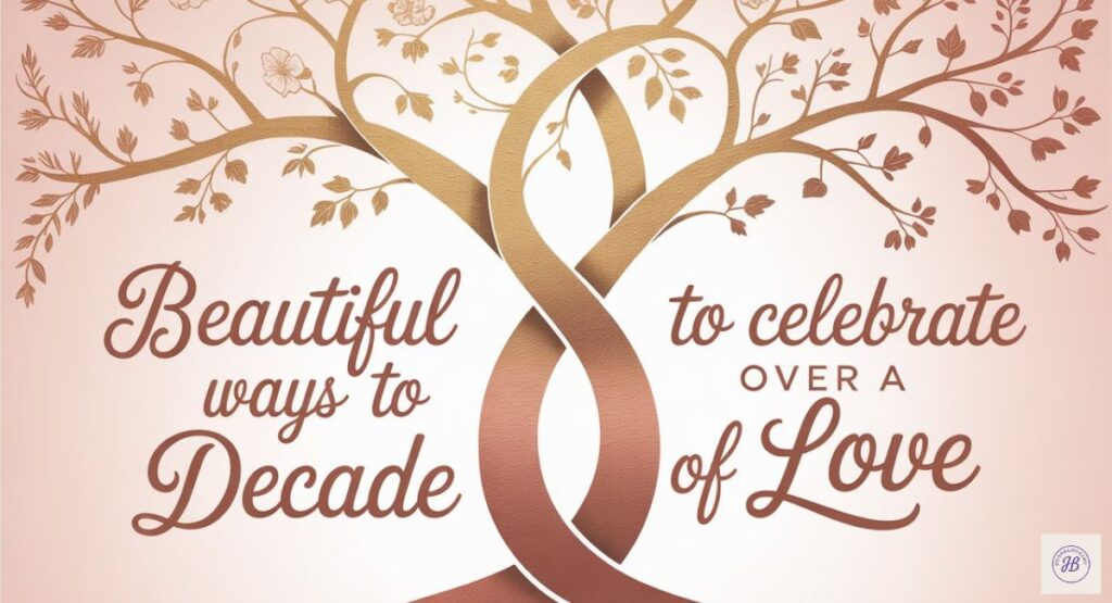 Beautiful Ways to Celebrate Over a Decade of Love