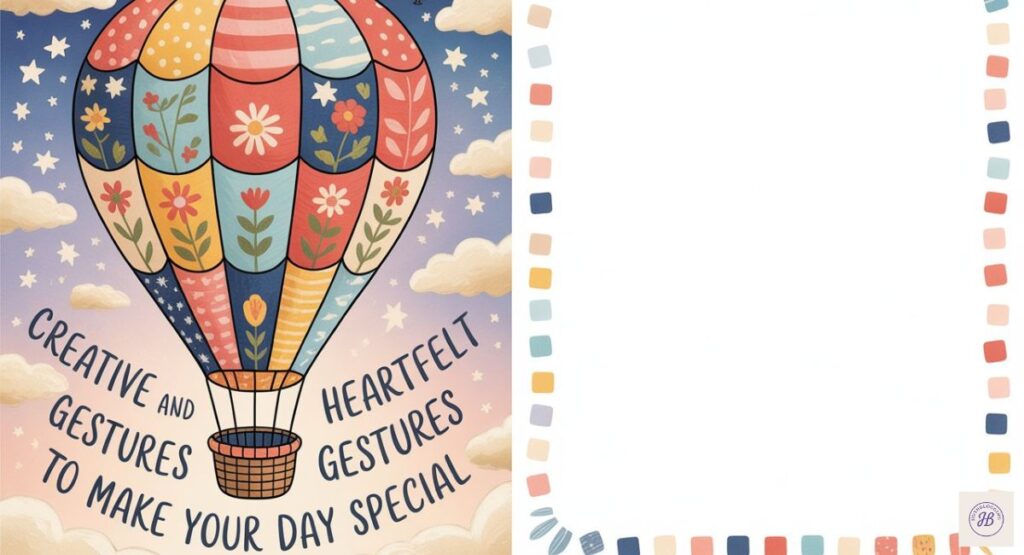Creative and Heartfelt Gestures to Make Your Day Special