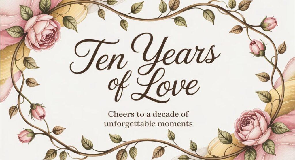 Memorable Celebration Ideas for Your 10-Year Love Milestone
